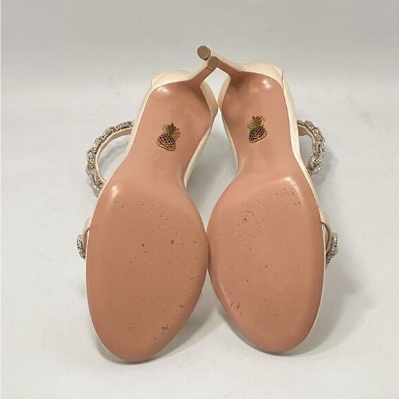 Aquazzura Love Link 105mm Embellished Sandals size 39.5 - Picture 15 of 16